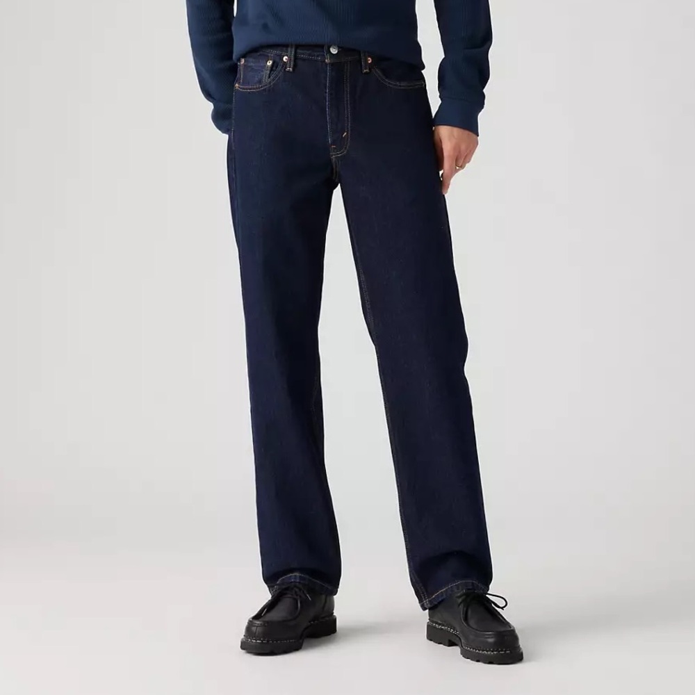 NWT - Levi’s 550 Relaxed Fit Men’s Jeans, Rinse Dark Wash - Non Stretch - 30x30